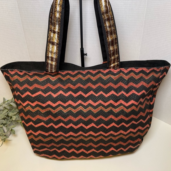 Laurel Burch Native Horses Travel Large Tote Bag Colorful, Cotton Western Whimsy - Picture 7 of 16